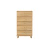Plank+Beam Solid Wood Classic 5-Drawer Solid Wood Dresser, Storage Dresser for Bedroom, Chest of Drawers - 3 of 4