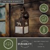 VAXCEL Trail 1 Light Bronze Rustic Horse Cowboy Outdoor Wall Lantern Clear Glass - 2 of 4