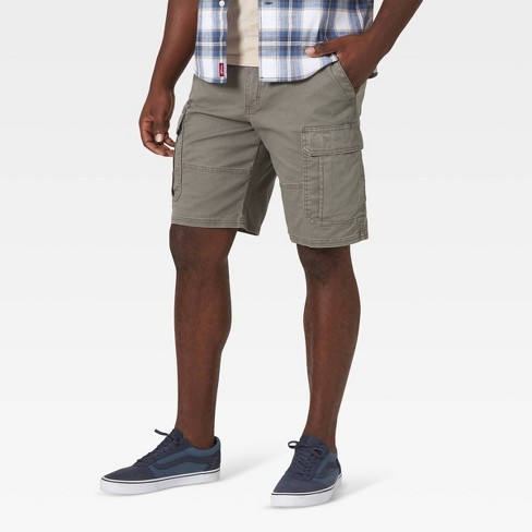 for Men C.P Company Cotton Logo Cargo Shorts in Grey Save 17% Grey Mens Clothing Shorts Bermuda shorts 