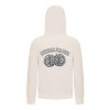 Everyday Kids Cheerleader Girls Zip Up Hoodie – Pom Pom Sketch Graphic Sweatshirt - 4 of 4