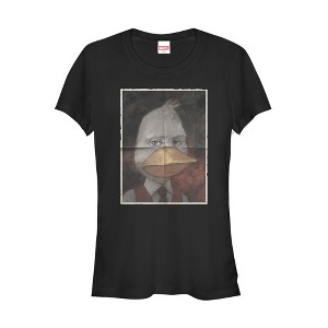 Juniors Womens Marvel Howard the Duck Folded Portrait T-Shirt - 1 of 3