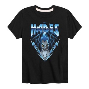 Boys' - Disney Villains - Hades Glam Rock Short Sleeve Graphic T-Shirt - 1 of 4