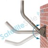 SatelliteSale Universal J Pipe Antenna Mount 2″ Outdoor With Monopoles for Satellite Dish HDTV - 2 of 4