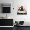 Stupell Industries Woodland Creatures Antique Bathtub Canvas Wall Art - 2 of 3