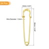 Unique Bargains Metal DIY Blankets Crafts Brooch Making Home Sewing Large Safety Pins 24 Pcs - 2 of 4