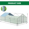 Garvee Large Metal Chicken Coop, Poultry Chicken Hen Cage, Rabbits Duck House with Waterproof and Anti-UV Cover for Outside, Backyard and Farm - 2 of 4