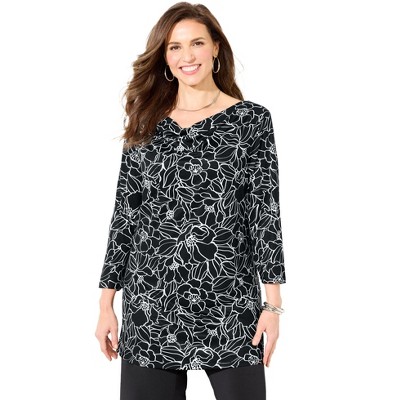 Catherines Women's Plus Size Dream Drape Top