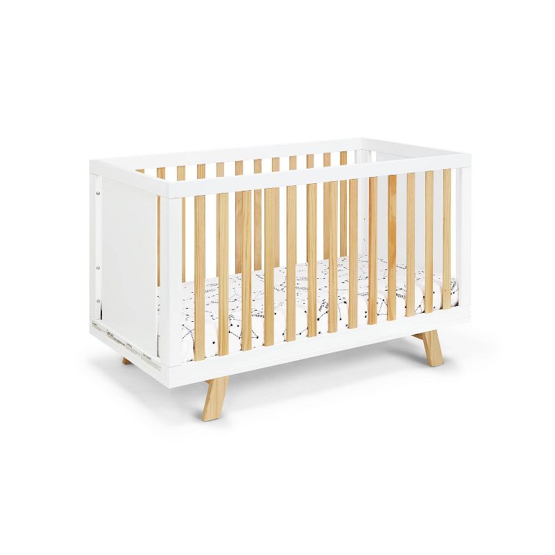 Suite Bebe Livia 3-in-1 Convertible Island Crib - White/Natural, 3 of 10