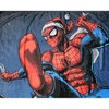 Marvel Comics Spider-Man Christmas Spidey Santa 46"x60" Fleece Throw Blanket - 2 of 4