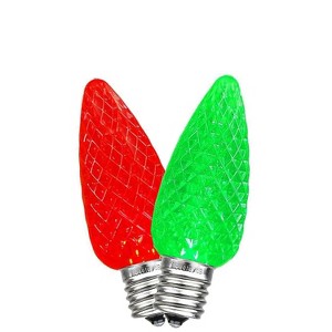 Novelty Lights C9 LED Faceted Christmas Replacement Bulbs Dimmable - 1 of 4