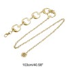 Unique Bargains Moon Pendant Adjustable Waist Belt 1 Pc - 3 of 4