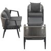 CAVINAS Patio Table and Chairs Set, Comfortable Outdoor Patio Set, Modern All-Weather Porch Furniture Sets for Garden - 2 of 4