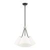 Livex Lighting Prato 3 - Light Chandelier in  Black - 3 of 4