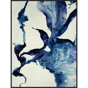 32" x 42" Indigo II by Kari Taylor Framed Canvas Wall Art Print - Amanti Art - 1 of 4