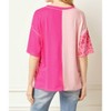 Women's Color Block Leopard Top - entro - 2 of 4