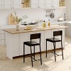 Bar Stools, Set of 2/4 Dining Chairs, Kitchen Breakfast Chairs with Upholstered, 26" Tall Counter Bar Stools, Easy Assembly, for Dining Room - 2 of 4
