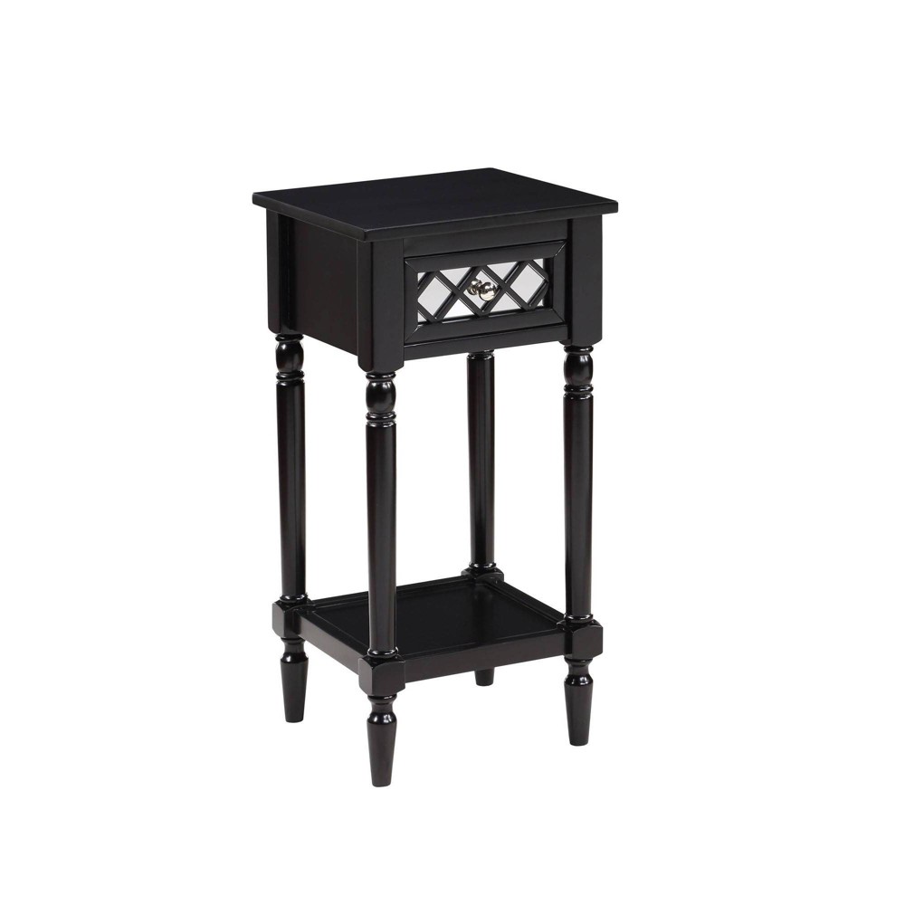 Photos - Coffee Table French Country Khloe Deluxe Accent Table Black - Breighton Home