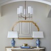Quorum Lighting Hamilton 5 - Light Chandelier in  Dark Brass - 3 of 4