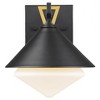 Acclaim Lighting Edmore 1 - Light Wall Light in  Matte Black/Gold - 3 of 4