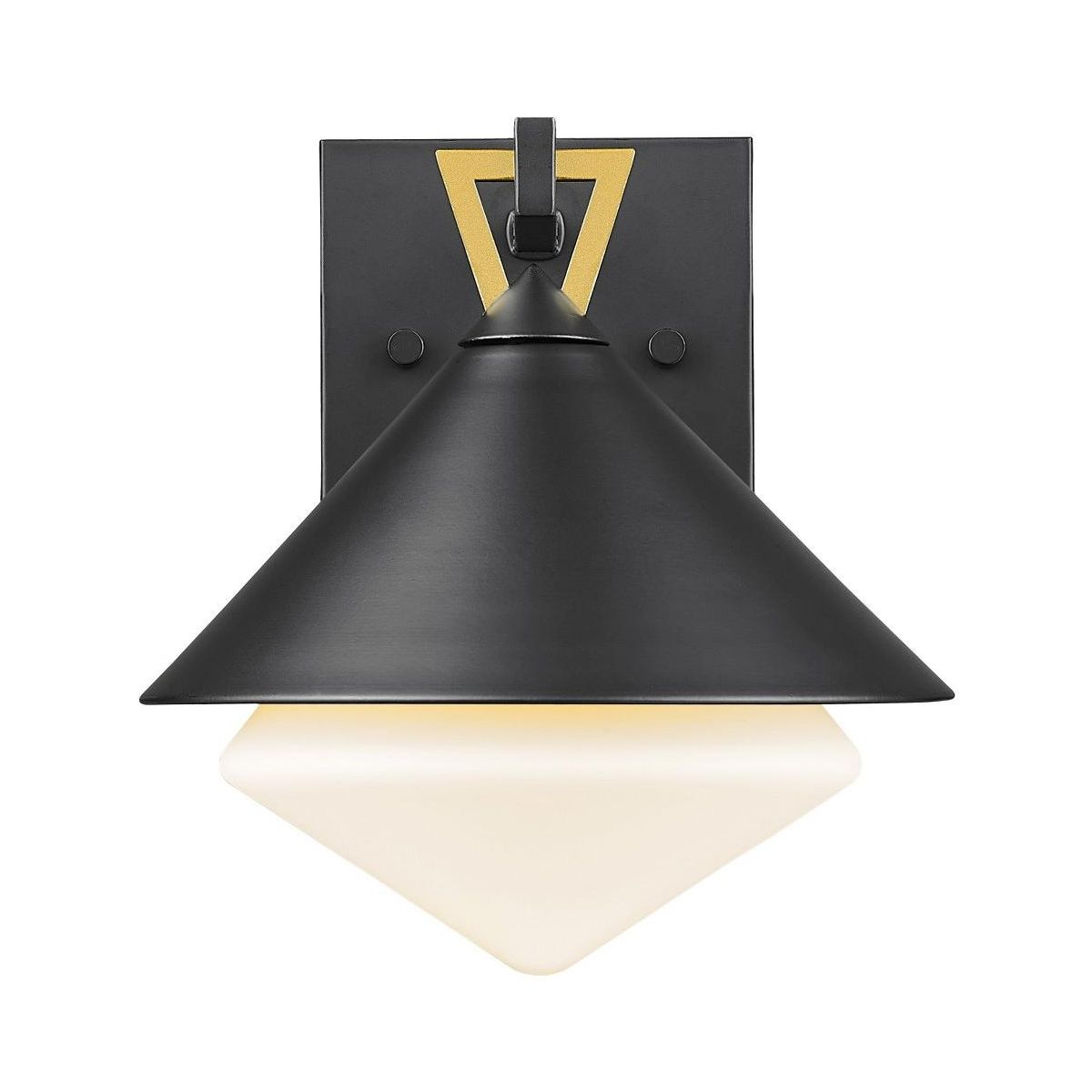 Acclaim Lighting Edmore 1 - Light Wall Light in Matte Black/Gold - thumbnail 4