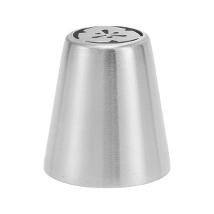 Unique Bargains Piping Tip 304 Stainless Steel Silver Tone 0.98"x1.46"x1.65" 1 Pcs - 1 of 3