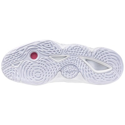 Mizuno Wave Momentum 3 Men's Volleyball Shoe, 15, White-Silver — фото 2