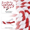 Unique Bargains Natural Twisted Cotton Craft Railings Home Decor Tug of War 3-Strand Rope 1 Pc - 3 of 4