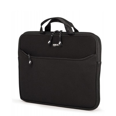 Mobile Edge SlipSuit 17.3 Inch Laptop Sleeve Case Protective Neoprene Computer Carrying Bag with Handle for Travel, Work, Business, Backpack, Black,