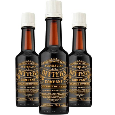 Australian Bitters Company Orange Bitters 3 Pack: Elevate Your Cocktails with 4oz Bottles Perfect for Classic Mixed Drinks