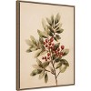 Amanti Art Red Berry Botanical by The Creative Bunch Studio Canvas Art Framed - 2 of 4