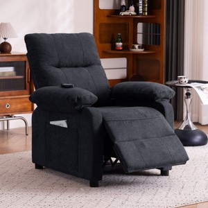 Recliner Chair for Elderly Seniors-Power Reclining Chair with 8-Point Massage & Heating,Chenille Accent Relaxing Chair for Living Room, Bedroom - 1 of 4