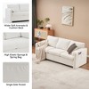 PAGED Sofa Living Room Couch Chenille Couch with High-Density Foam Cushions for Living Room - 4 of 4