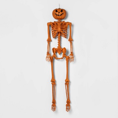 60" Posable Pumpkin Skeleton Halloween Decorative Mannequin - Hyde & EEK! Boutique™