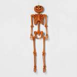 60" Posable Pumpkin Skeleton Halloween Decorative Mannequin - Hyde & EEK! Boutique™