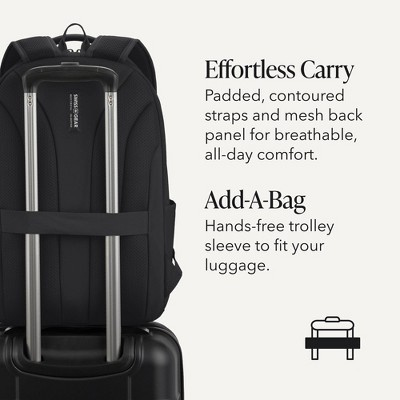 Рюкзаки SWISSGEAR Laptop Backpack - Black — фото 7