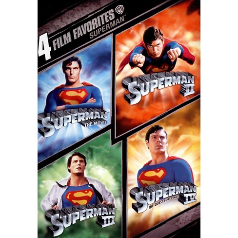 Superman 4 Film Favorites Dvd Target