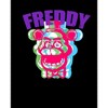 Five Nights at Freddy's Multi-Colored Freddy Boy's Black T-shirt - 2 of 3