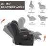 Up to 350 LBS Lift Recliner Chair, Heavy Duty Motion Mechanism with 8-Point Vibration Massage and Lumbar Heating, USB and Type-C Ports - 3 of 4