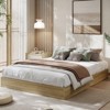 Twin Size Wood Platform Bed Frame,Wooden Bed Frame Without Headboard, Wood Slat Support - 2 of 4