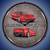 Collectable Sign & Clock | C7 Corvette Torch Red LED Wall Clock Retro/Vintage, Lighted - 2 of 4
