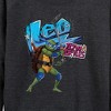 Women's - Teenage Mutant Ninja Turtles - Leonardo AKA Leo Lightweight French Terry Wide Neck Long Sleeve Shirt - 2 of 4