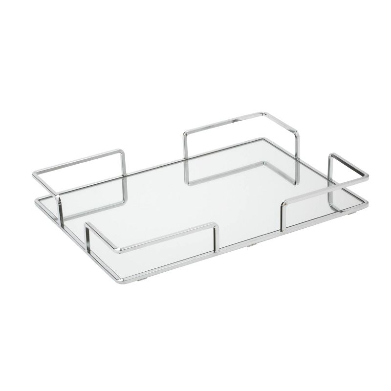 Modern Square Design Bathroom Tray Chrome - Home Details, 4 of 8