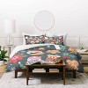Deny Designs King Emanuela Carratoni Ditsy Christmas Duvet Cover and Pillow Sham - 3 of 4