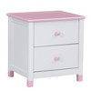 TIRAMISUBEST Wooden Nightstand with 2 Drawers for Kids,End Table for Bedroom - 3 of 4
