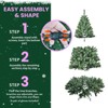 Aghana Digitals 7ft Automatic PVC Hybrid Christmas Tree - 2 of 4
