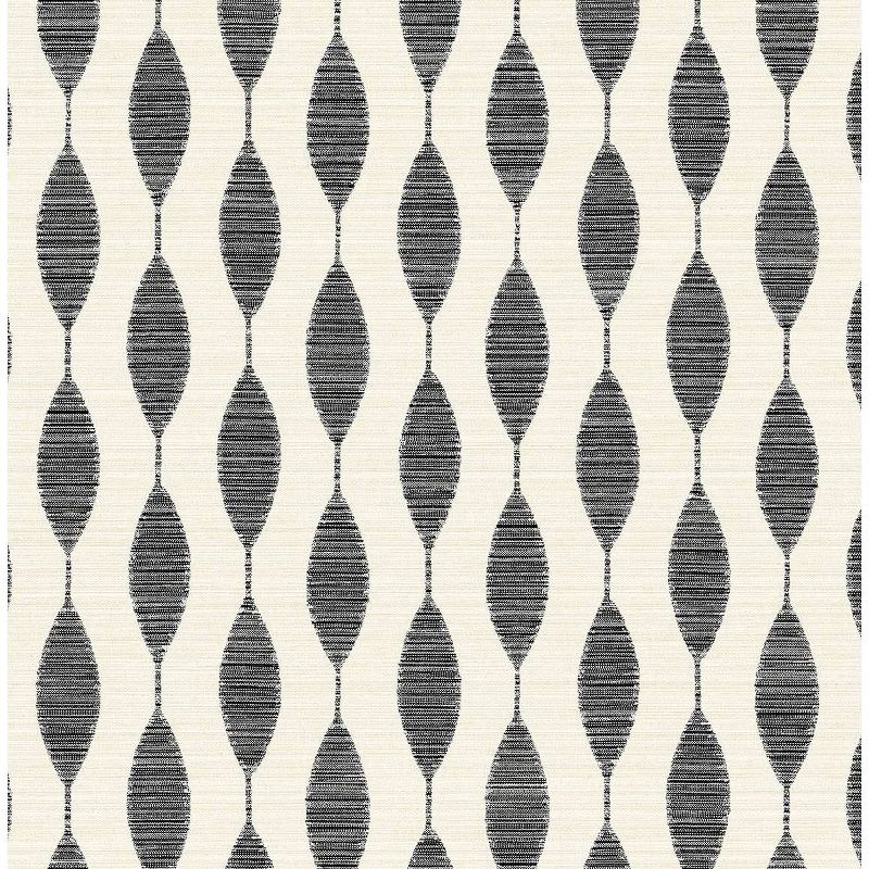 Stacy Garcia Home Ditto Geometric Peel and Stick Wallpaper Black, 1 of 7