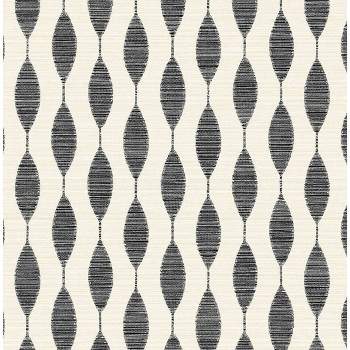 Stacy Garcia Home Ditto Geometric Peel and Stick Wallpaper Black