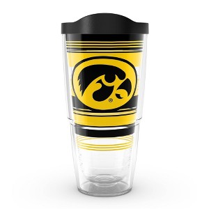 NCAA Iowa Hawkeyes 24oz Hype Stripes Classic Tumbler - 1 of 4