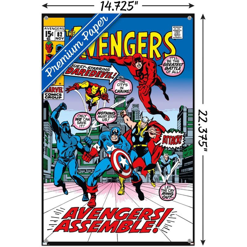 Trends International Marvel Comics - Avengers #82 Unframed Wall Poster Prints, 3 of 7
