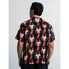 Samurai Jack Repeat Aku Short Sleeve Black Adult Button-Down Shirt - 4 of 4